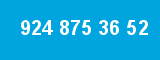 924 875 36 52 924 875 36 52
